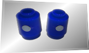 BLUE 1x1 Round magnets kit (2 Pcs.)